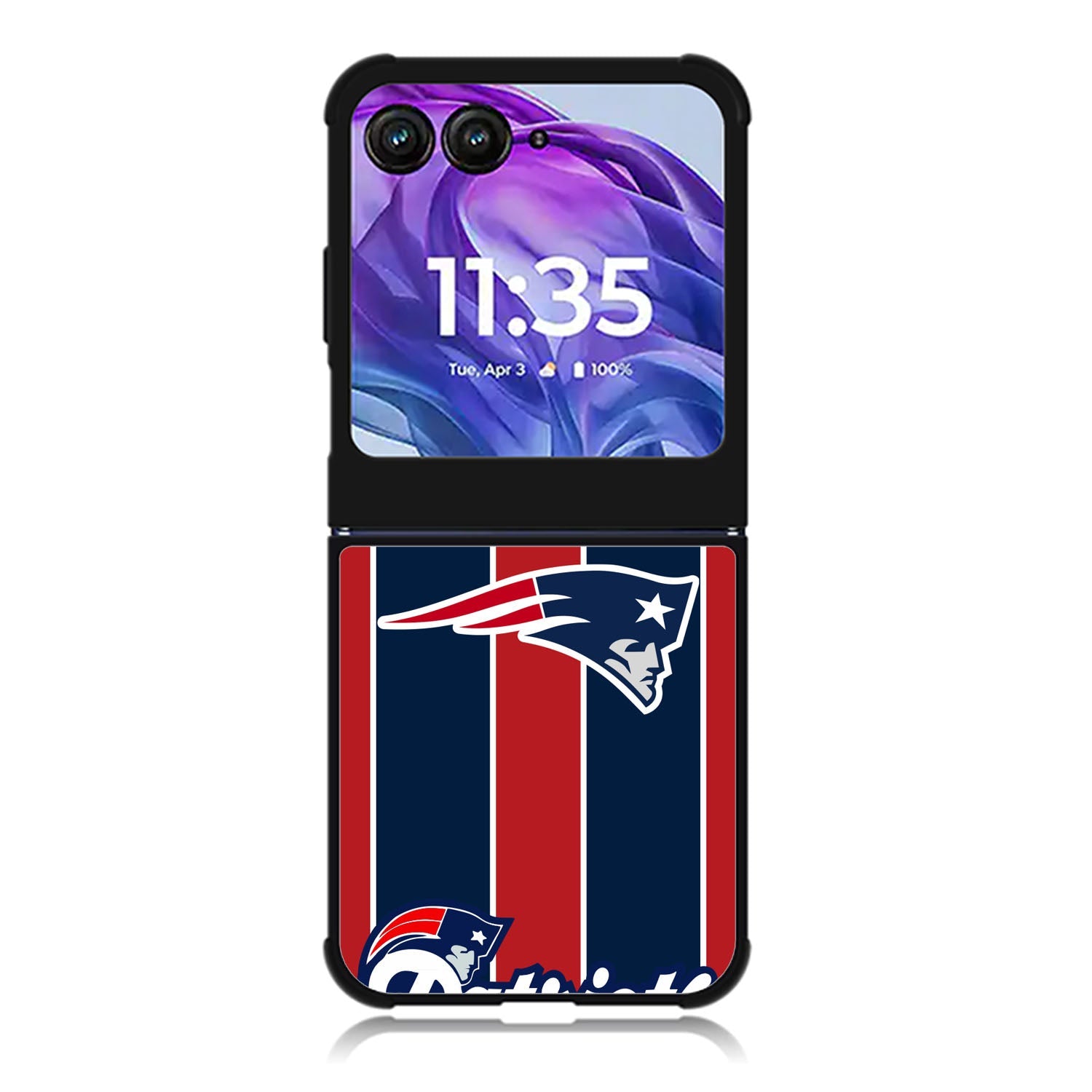 New England Patriots Motorola Moto Razr 2024 , Moto Razr 50 Case FE0342
