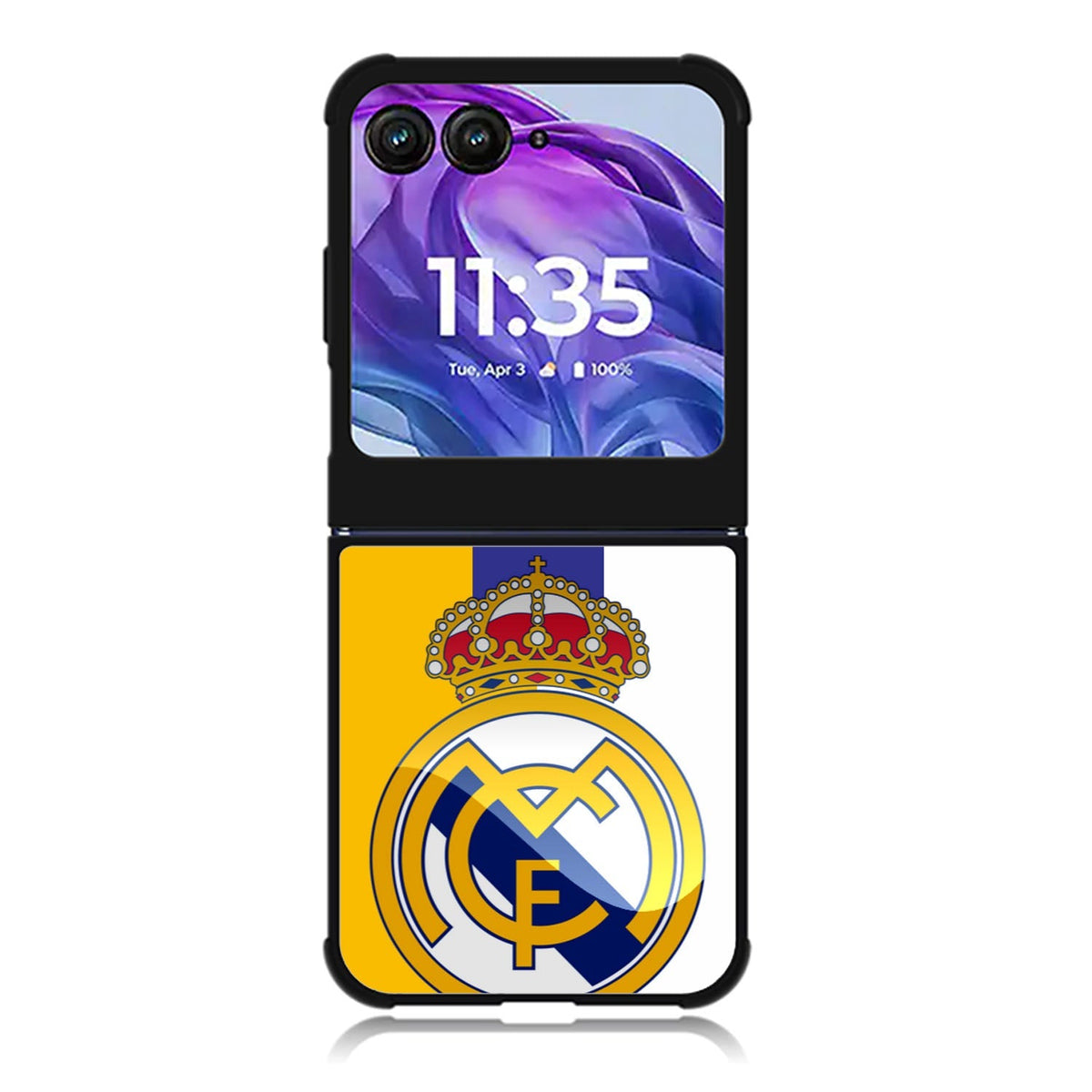 Real Madrid Logo Motorola Moto Razr 2024 , Moto Razr 50 Case FE0345