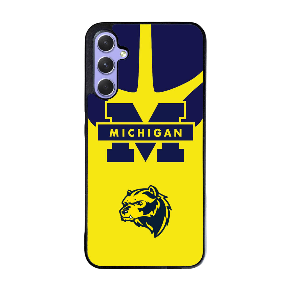 Michigan Wolverines Logo Case Samsung Galaxy A35 5G BC0380