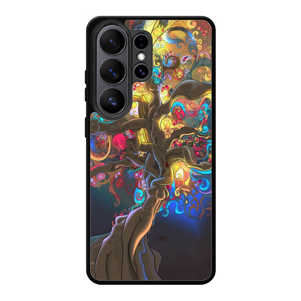 Artistic Psychedelic Womens Tree Samsung Galaxy S26 Ultra Case BC0350