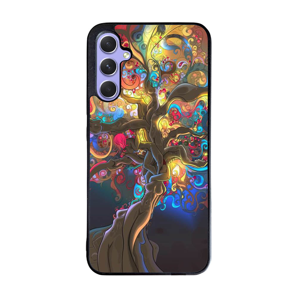 Artistic Psychedelic Womens Tree Case Samsung Galaxy A35 5G BC0350