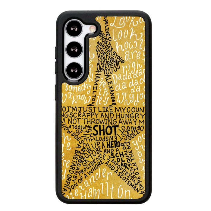 Hamilton Musical Lyrics X4979 Samsung Galaxy S24 Plus 5G , Samsung Galaxy S24+ 5G Case