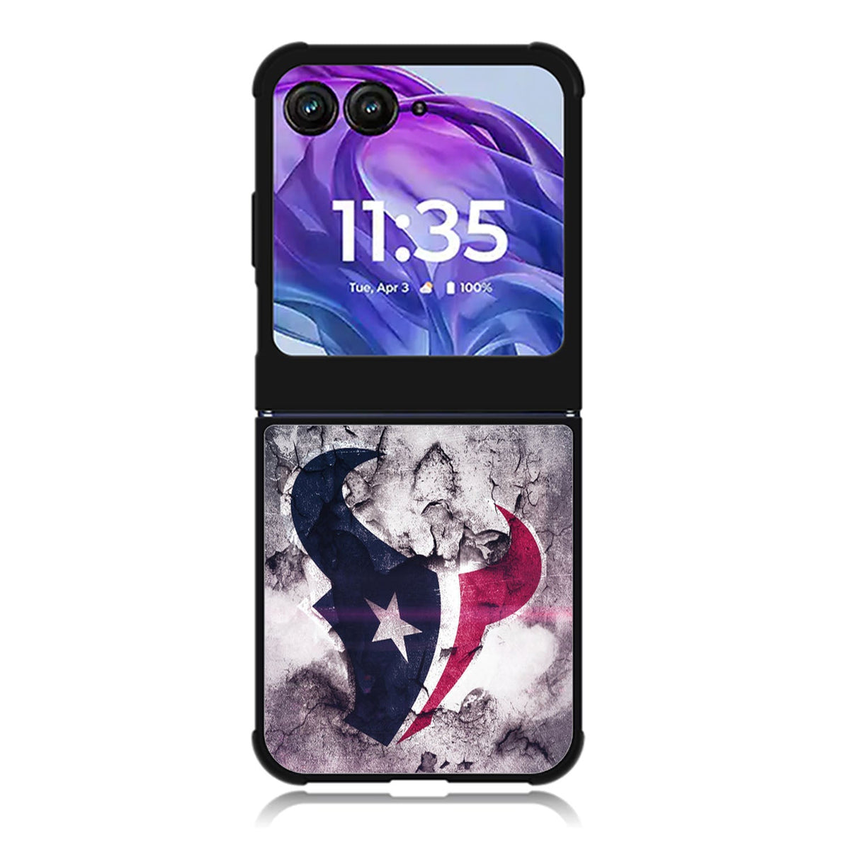 Houston Texans Motorola Moto Razr 2024 , Moto Razr 50 Case FE0373