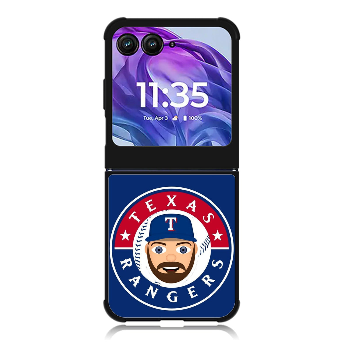 Texas Rangers Logo Motorola Moto Razr 2024 , Moto Razr 50 Case FE0402