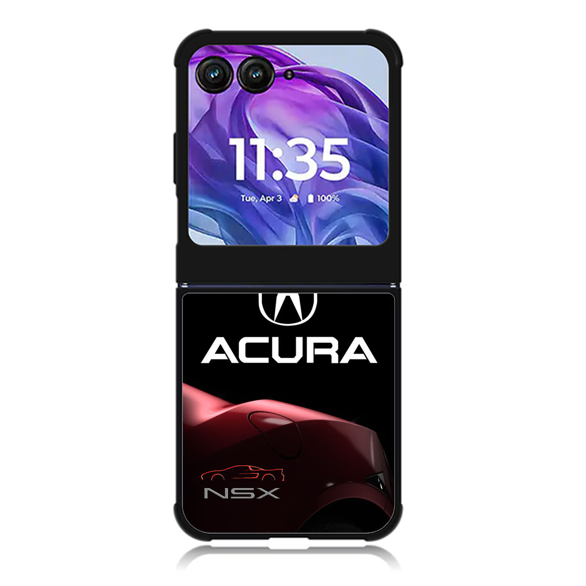acura nsx 2017 Motorola Moto Razr Plus 2025/2024 Case, Moto Razr 50 Ultra 5G BC0407