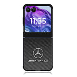 Carbon Mercedes AMG Motorola Moto Razr 2024 , Moto Razr 50 Case FE0411