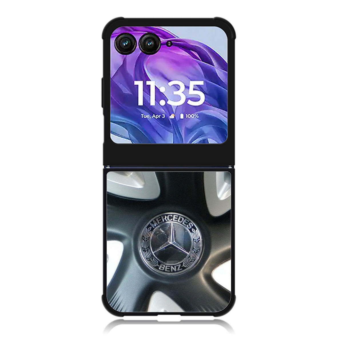 Mercedes Benz Wheel Motorola Moto Razr 2024 , Moto Razr 50 Case FE0465