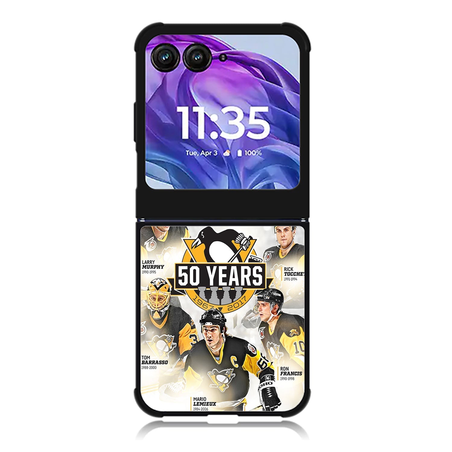pittsburgh penguins anniversary Motorola Moto Razr 2024 , Moto Razr 50 Case FE0391