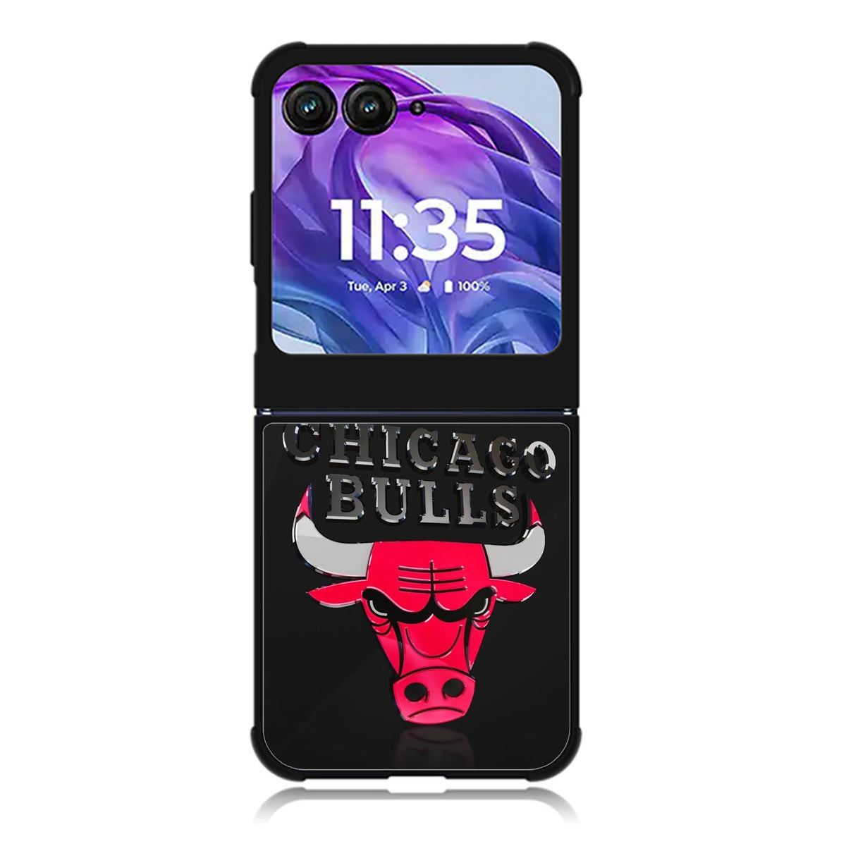 Shiny Chicago Bulls Motorola Moto Razr 2024 , Moto Razr 50 Case FE0400