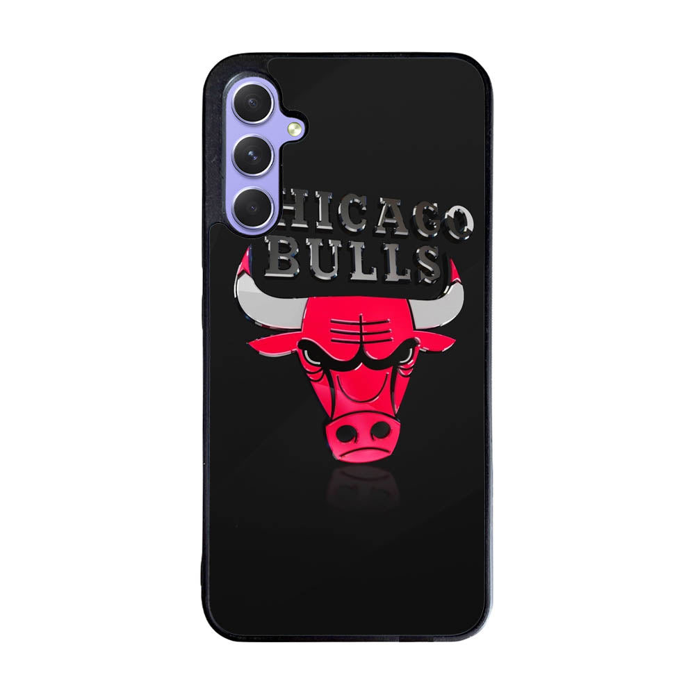 Shiny Chicago Bulls Case Samsung Galaxy A55 5G BC0400