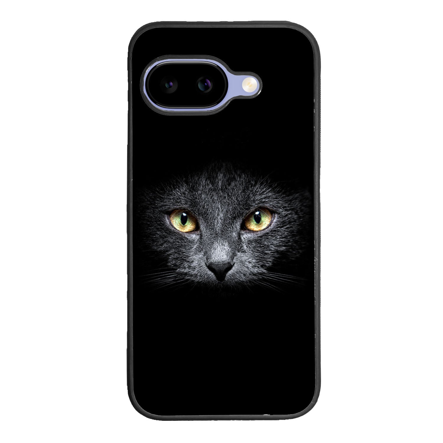 Black Cat Face Case Google Pixel 9A BC0410