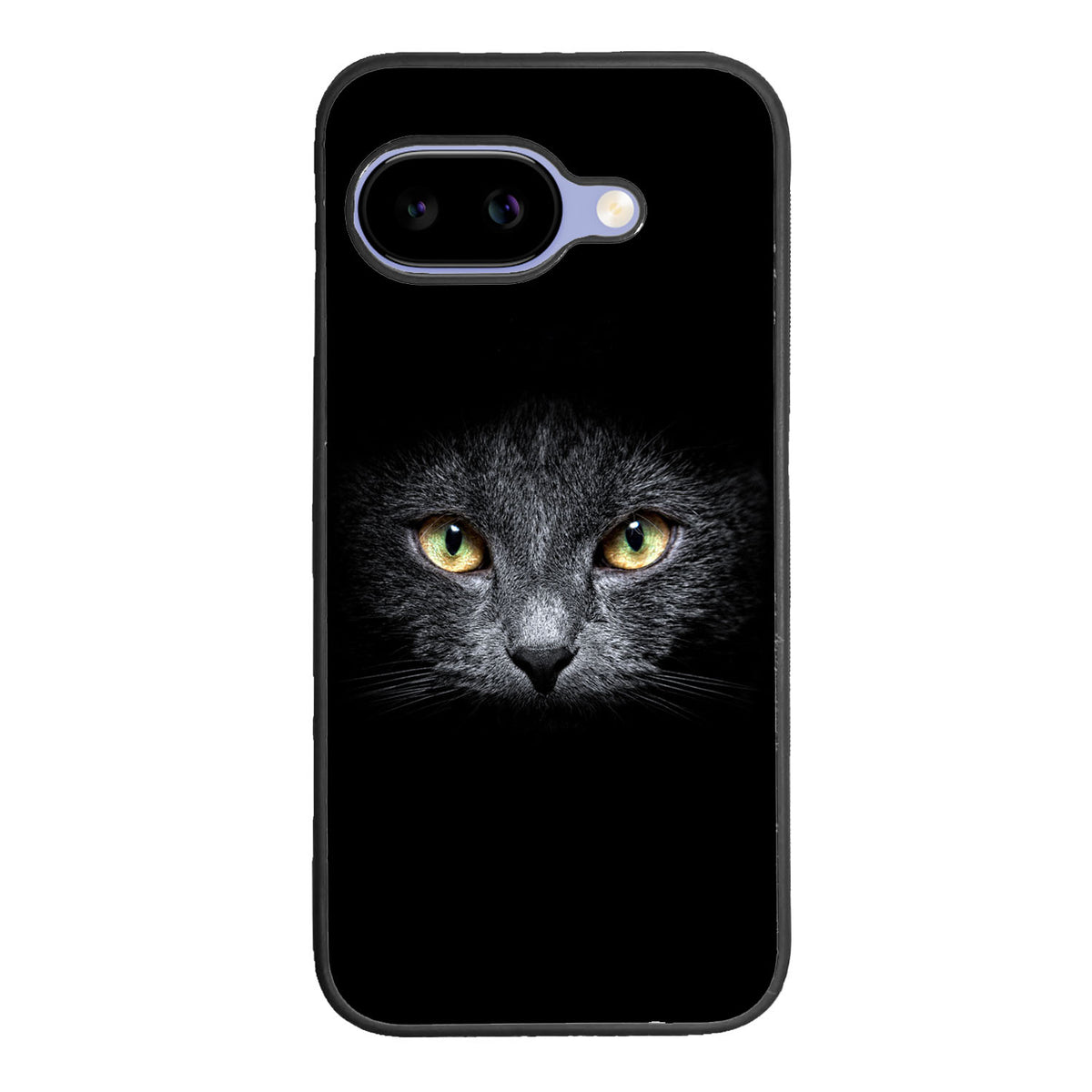 Black Cat Face Case Google Pixel 9A BC0410