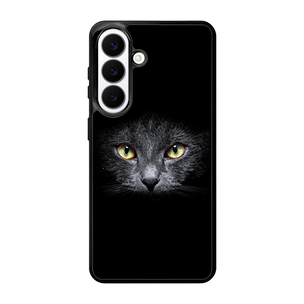 Black Cat Face Samsung Galaxy S26 Plus Case BC0410