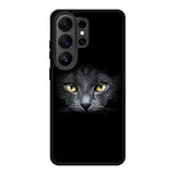 Black Cat Face Samsung Galaxy S26 Ultra Case BC0410