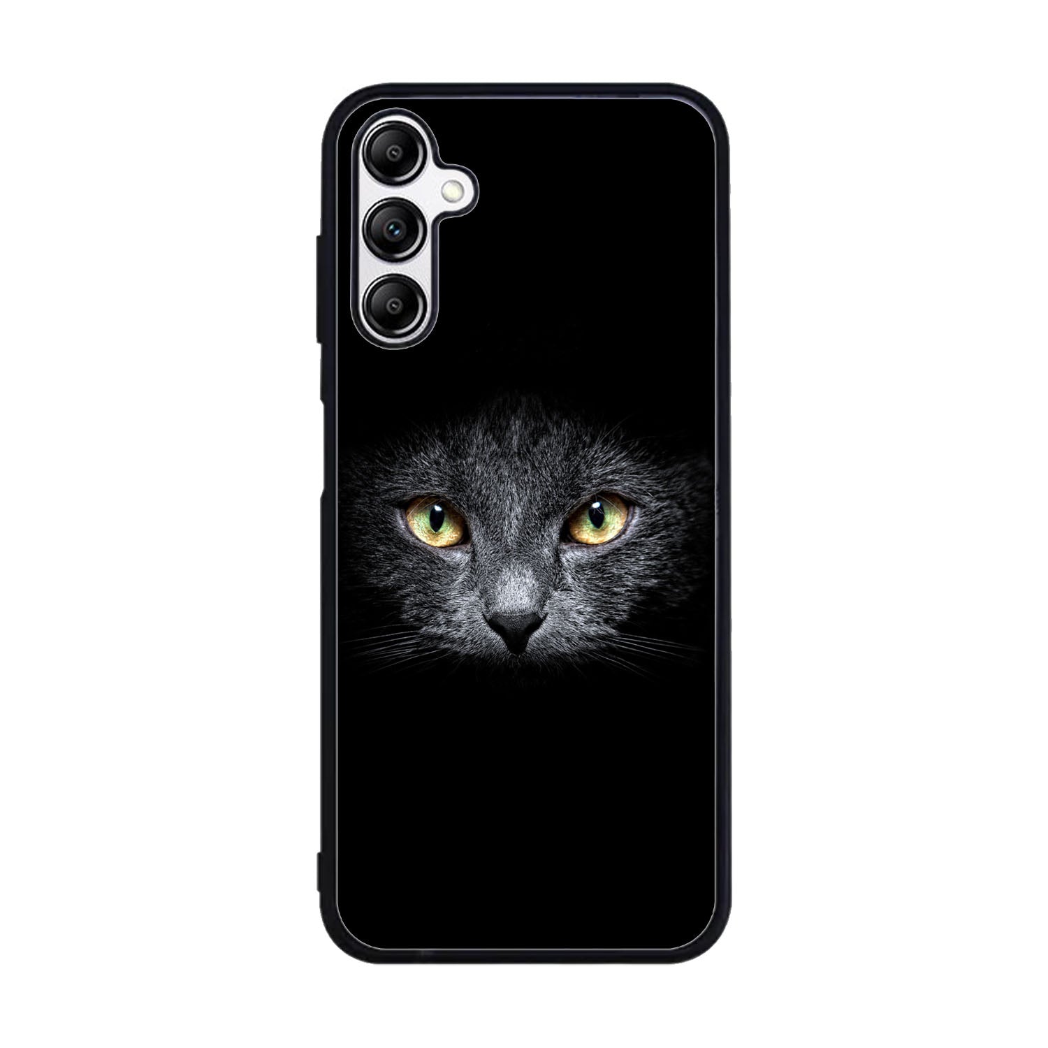 Black Cat Face Case Samsung Galaxy A15 BC0410