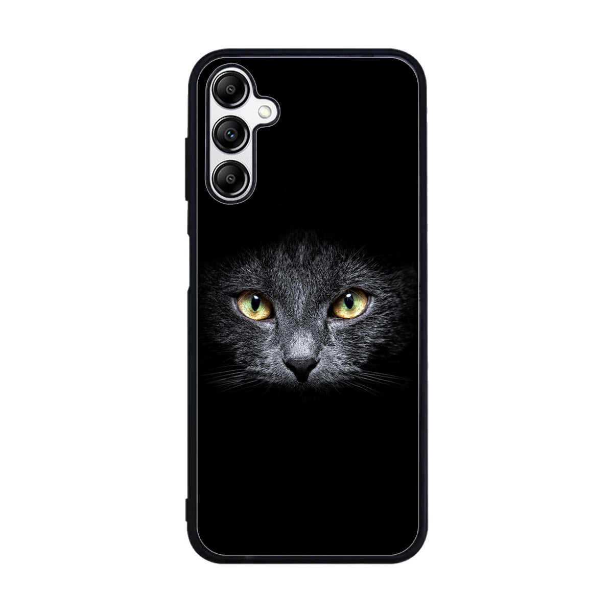 Black Cat Face Case Samsung Galaxy A15 BC0410