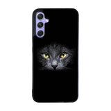 Black Cat Face Case Samsung Galaxy A35 5G BC0410
