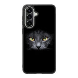 Black Cat Face Samsung Galaxy A37 Case BC0410