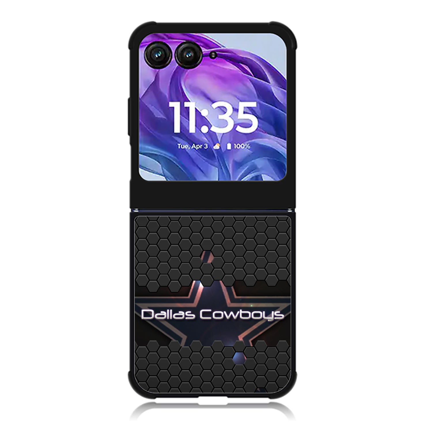 dallas cowboys black star Motorola Moto Razr 2024 , Moto Razr 50 Case FE0416