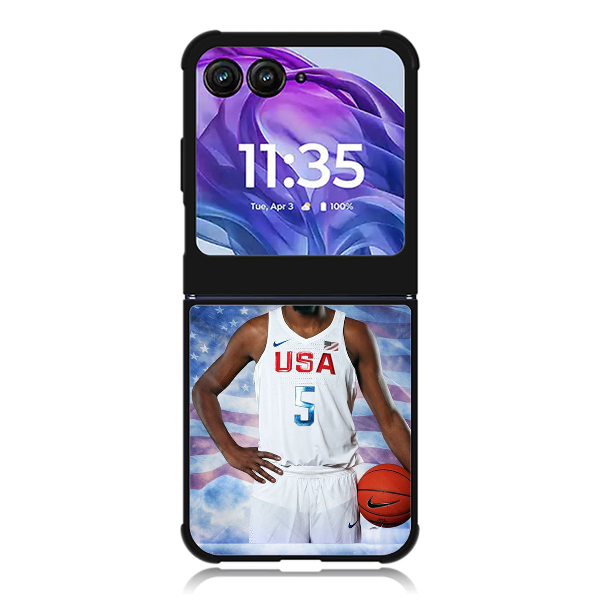 Kevin Durant USA Motorola Moto Razr 2024 , Moto Razr 50 Case FE0449