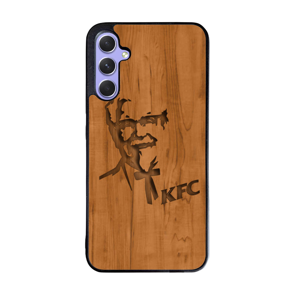 KFC Logo Wood Case Samsung Galaxy A35 5G BC0452