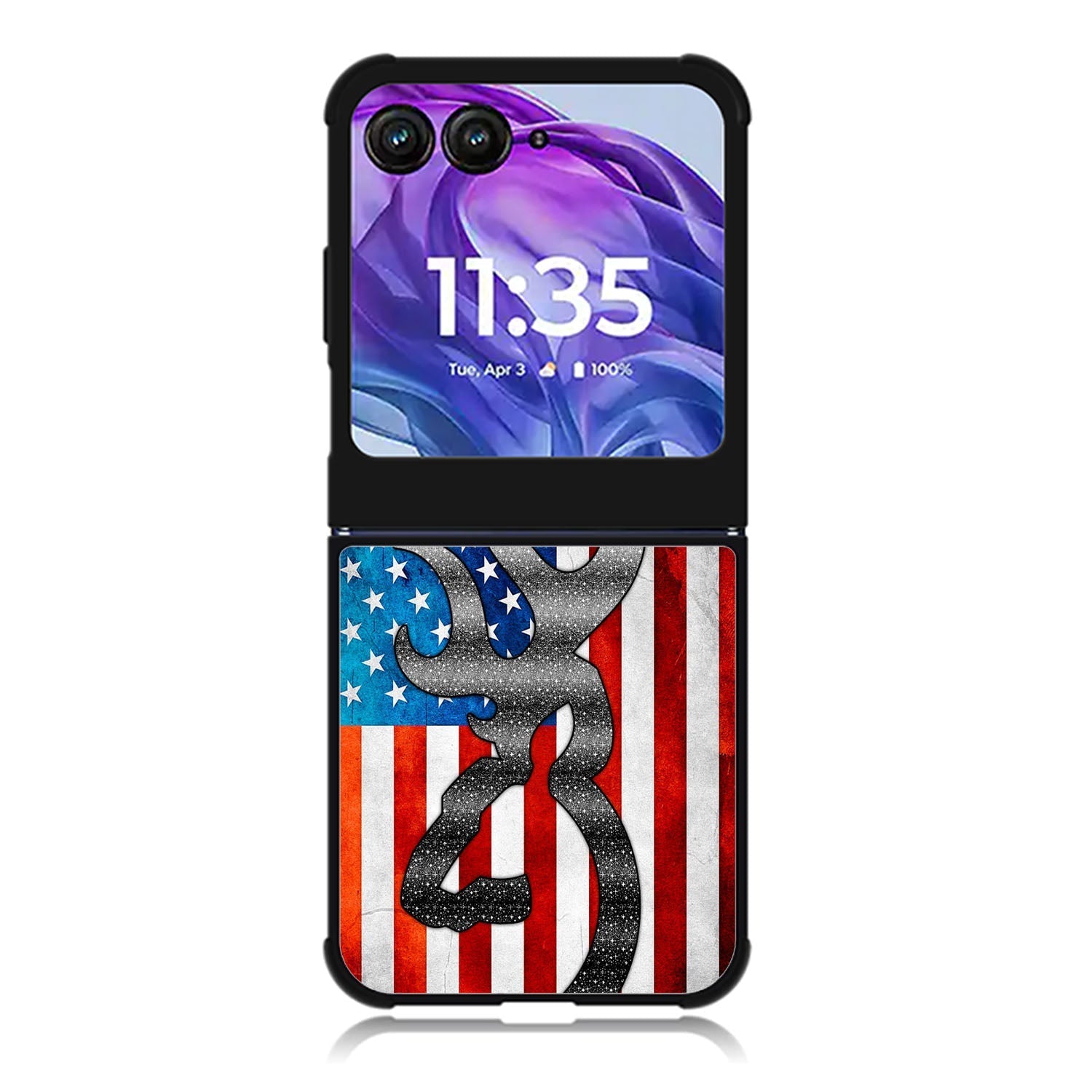 Camo American Flag Motorola Moto Razr 2024 , Moto Razr 50 Case FE0475
