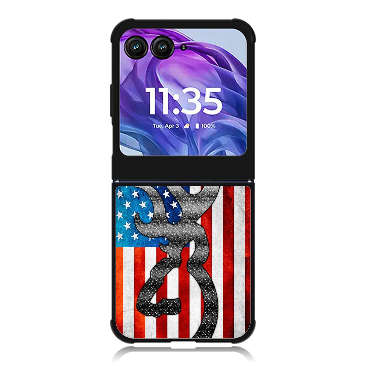 Camo American Flag Motorola Moto Razr 2024 , Moto Razr 50 Case FE0475