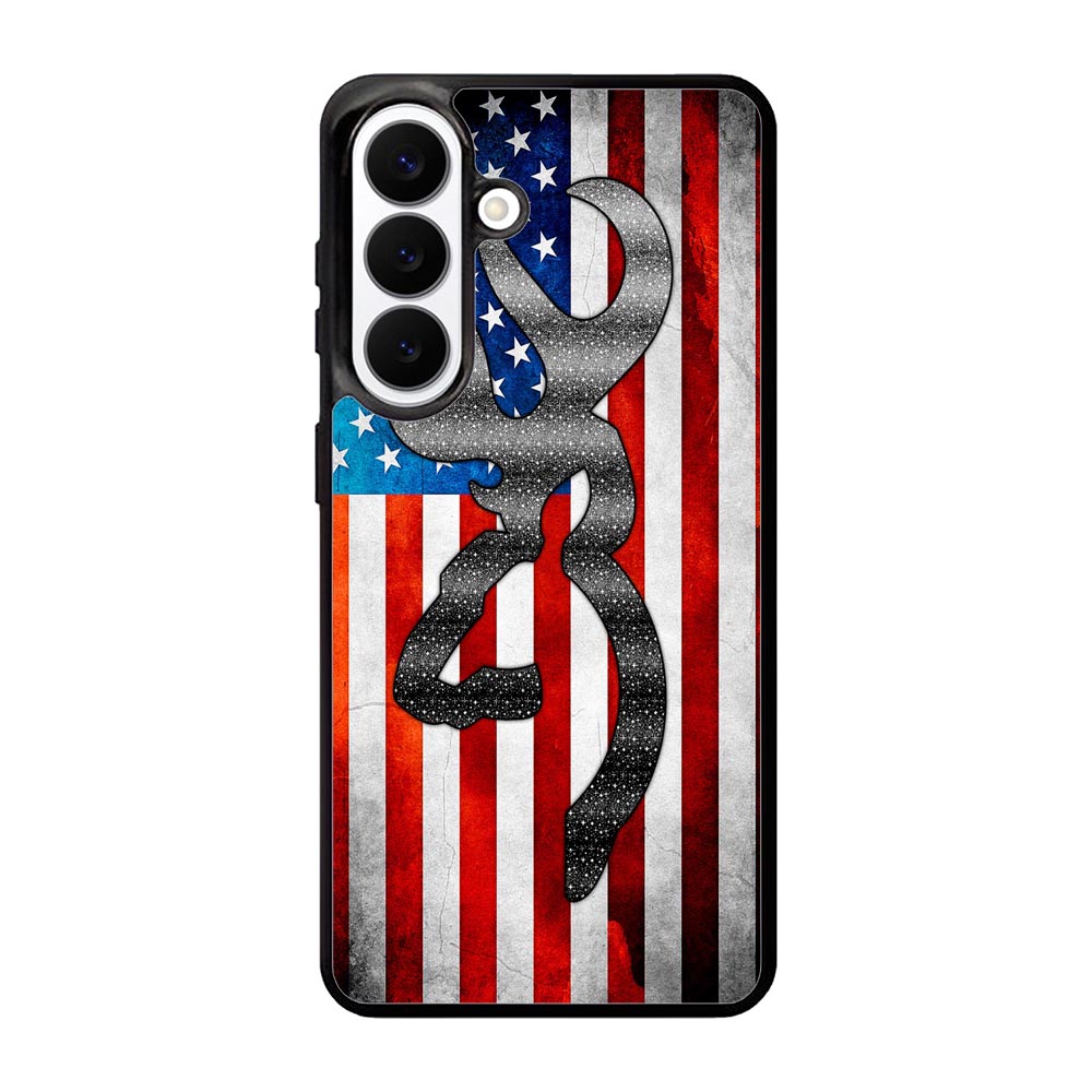 Camo American Flag Samsung Galaxy S26 Case BC0475