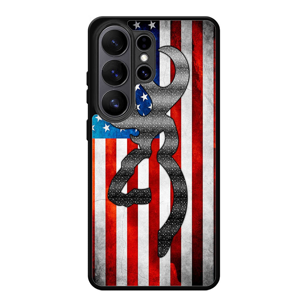 Camo American Flag Samsung Galaxy S26 Ultra Case BC0475