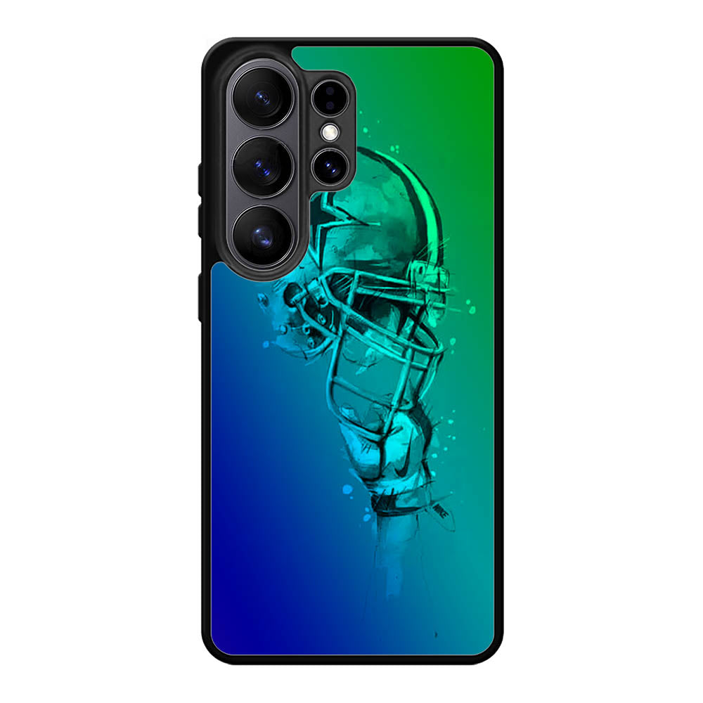 Cowboys helmet falling Samsung Galaxy S26 Ultra Case BC0478