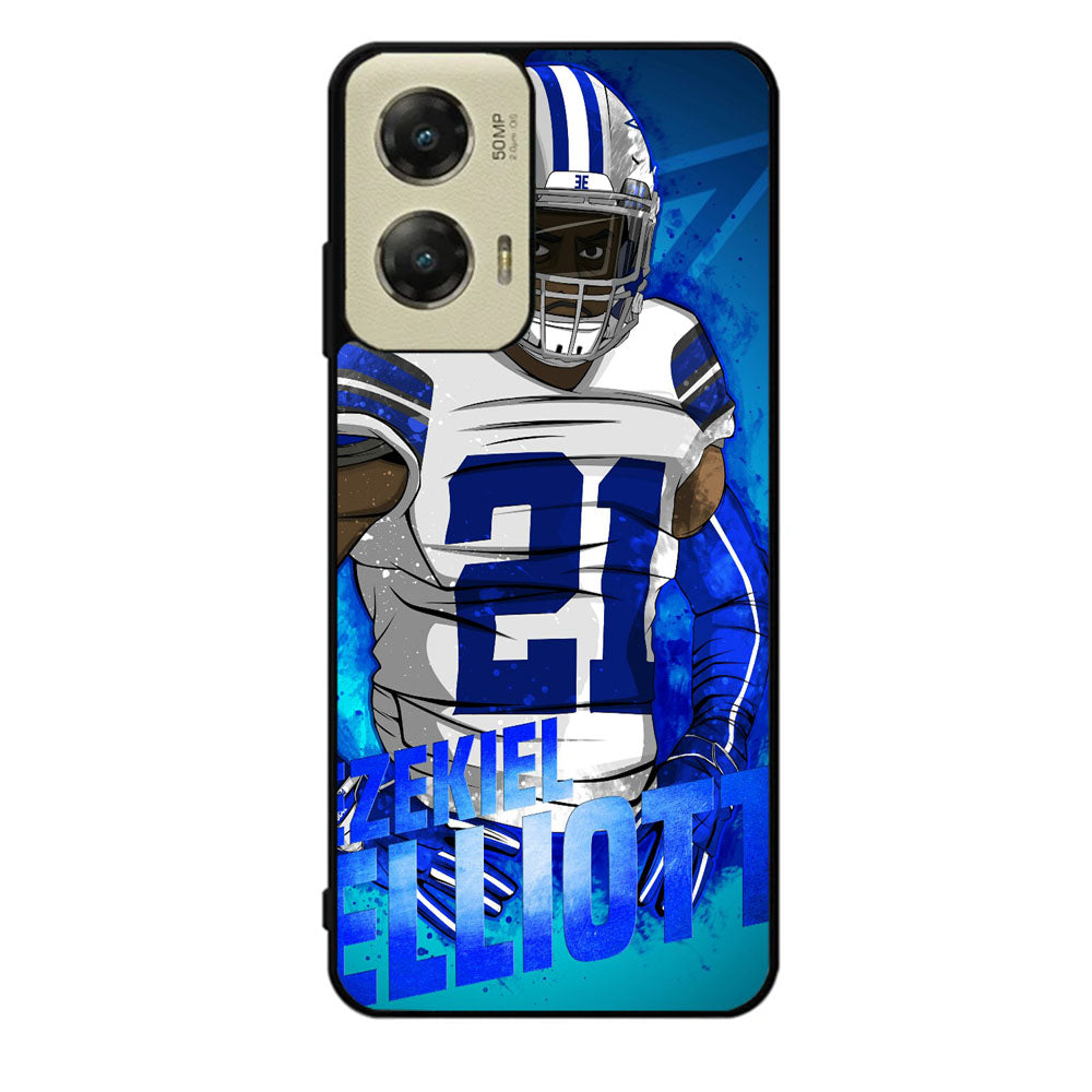 Ezekiel Elliott Dallas Cowboys Case Motorola Moto G Stylus 2024 5G BC0486