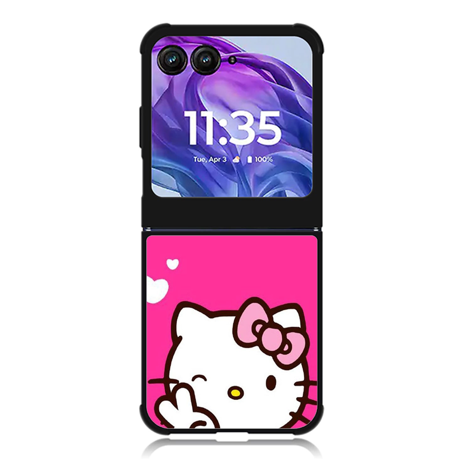 Hello Kitty Girl Motorola Moto Razr Plus 2025/2024 Case, Moto Razr 50 Ultra 5G BC0496