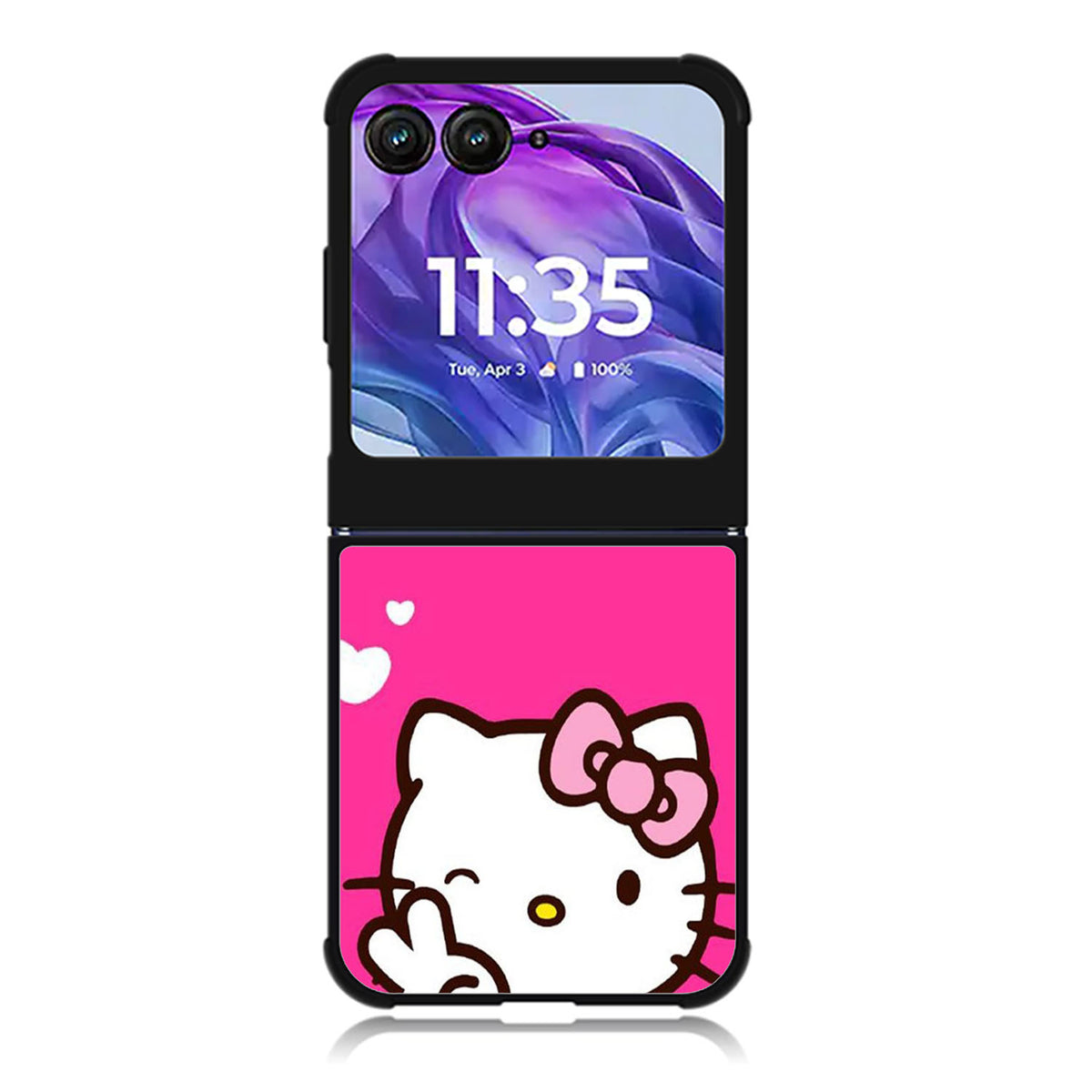 Hello Kitty Girl Motorola Moto Razr Plus 2025/2024 Case, Moto Razr 50 Ultra 5G BC0496