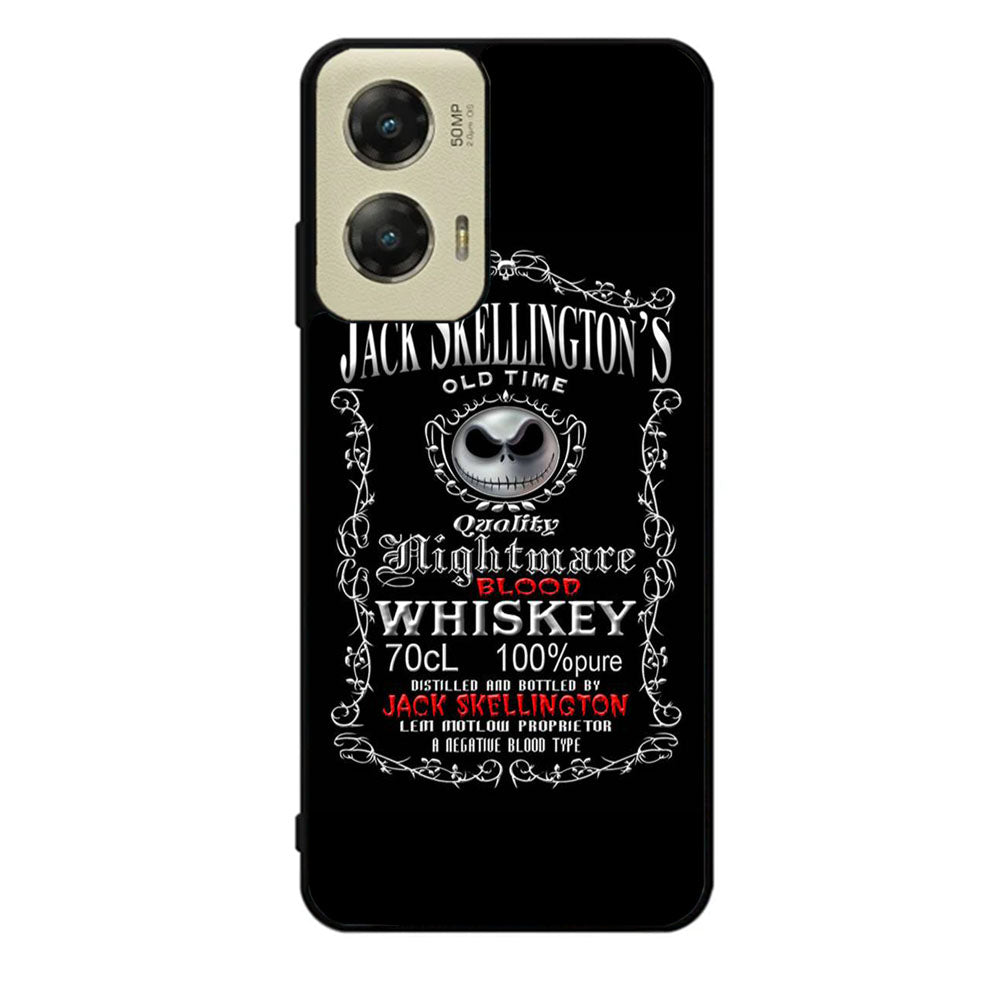 Jack Skellington Blood Whiskey Case Motorola Moto G Stylus 2024 5G BC0507