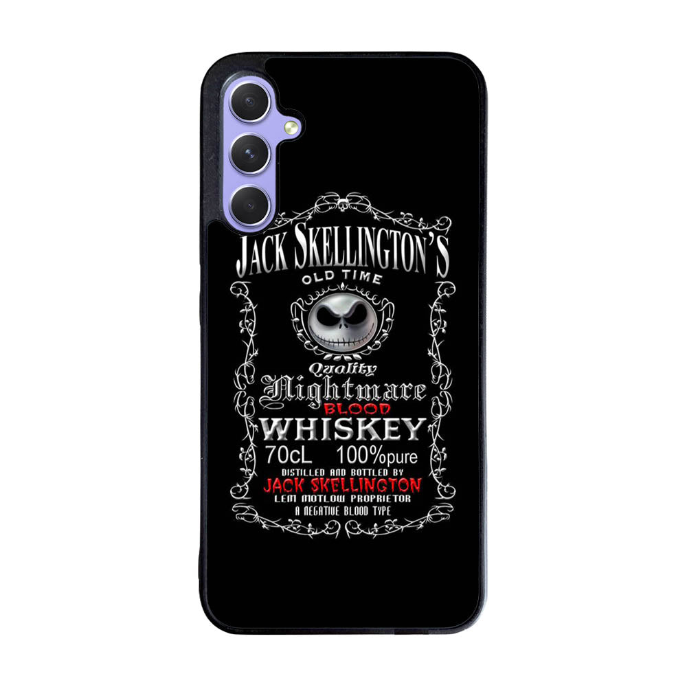 Jack Skellington Blood Whiskey Case Samsung Galaxy A35 5G BC0507