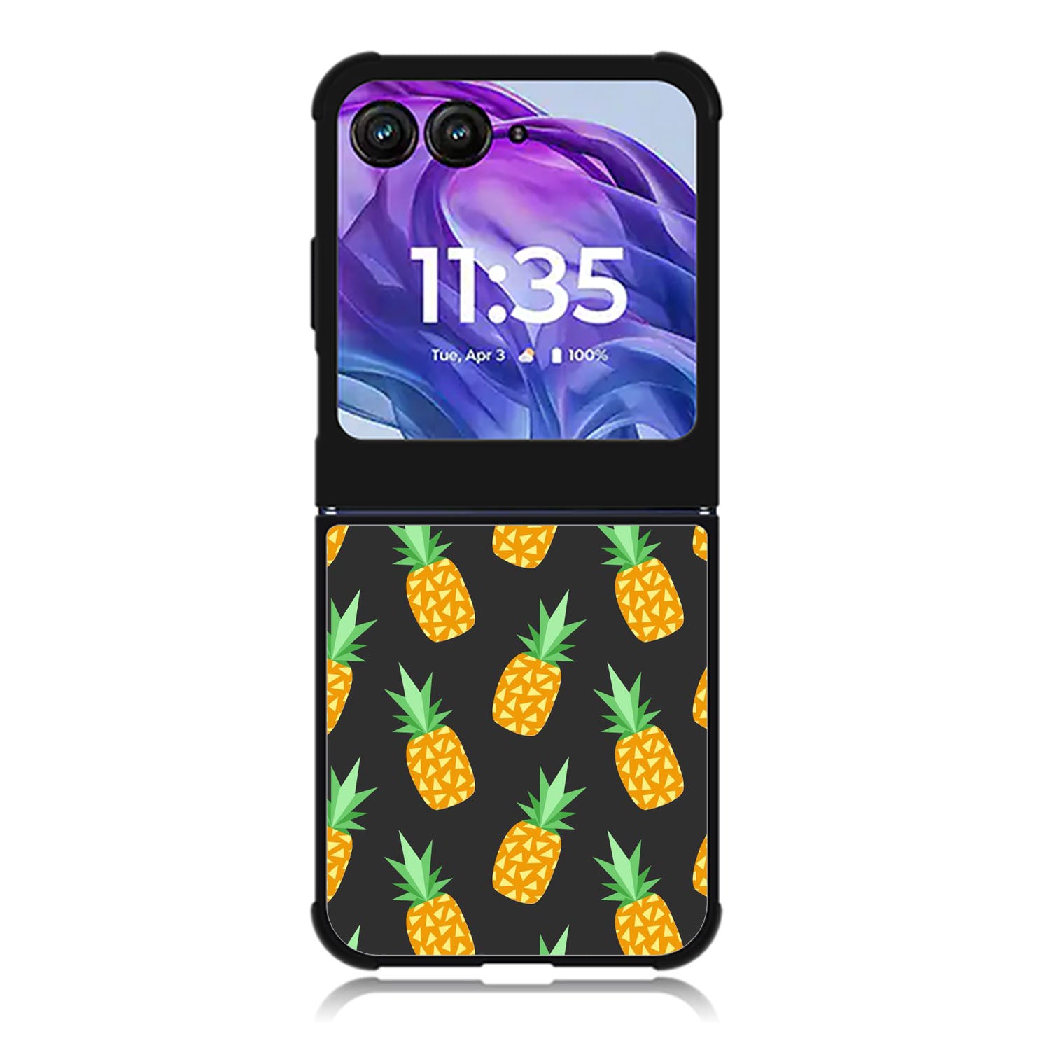 pineapple tumblr Motorola Moto Razr Plus 2025/2024 Case, Moto Razr 50 Ultra 5G BC0517