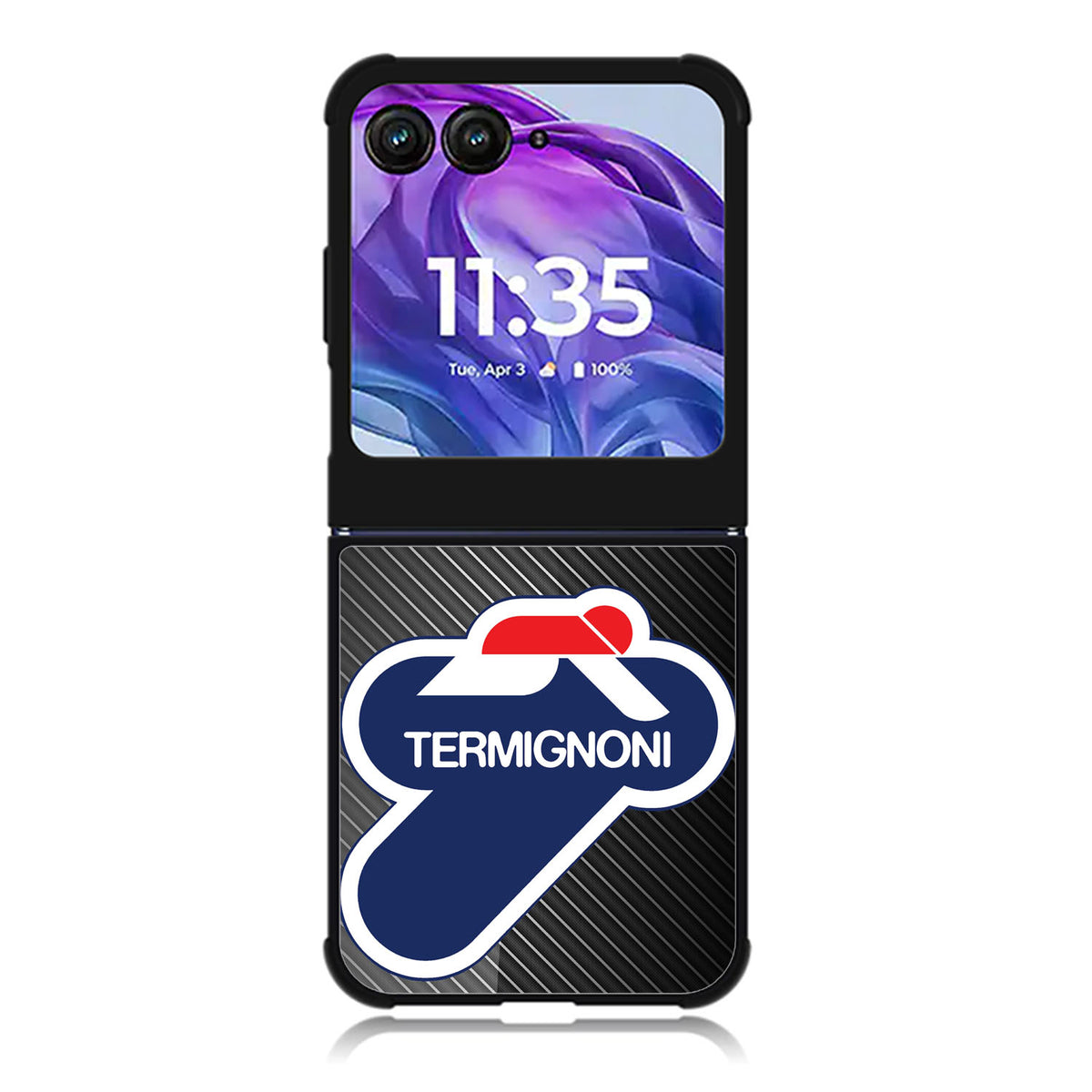 Termignoni Exhaust Carbon Motorola Moto Razr Plus 2025/2024 Case, Moto Razr 50 Ultra 5G BC0521