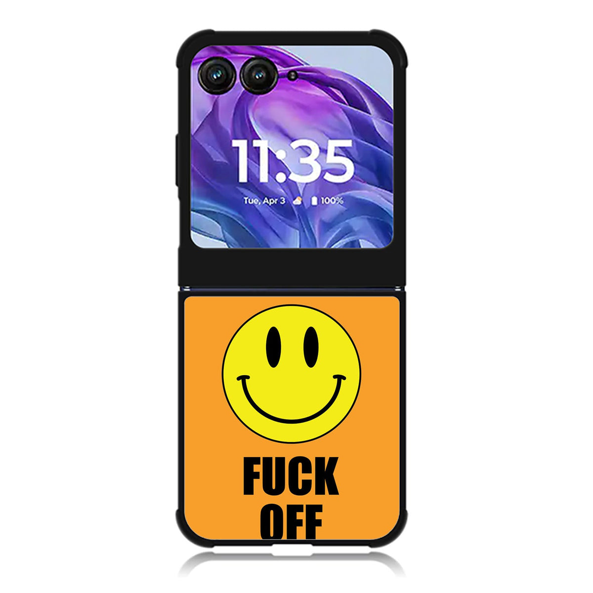 Fuck Off Smiley Motorola Moto Razr 2024 , Moto Razr 50 Case FE0489