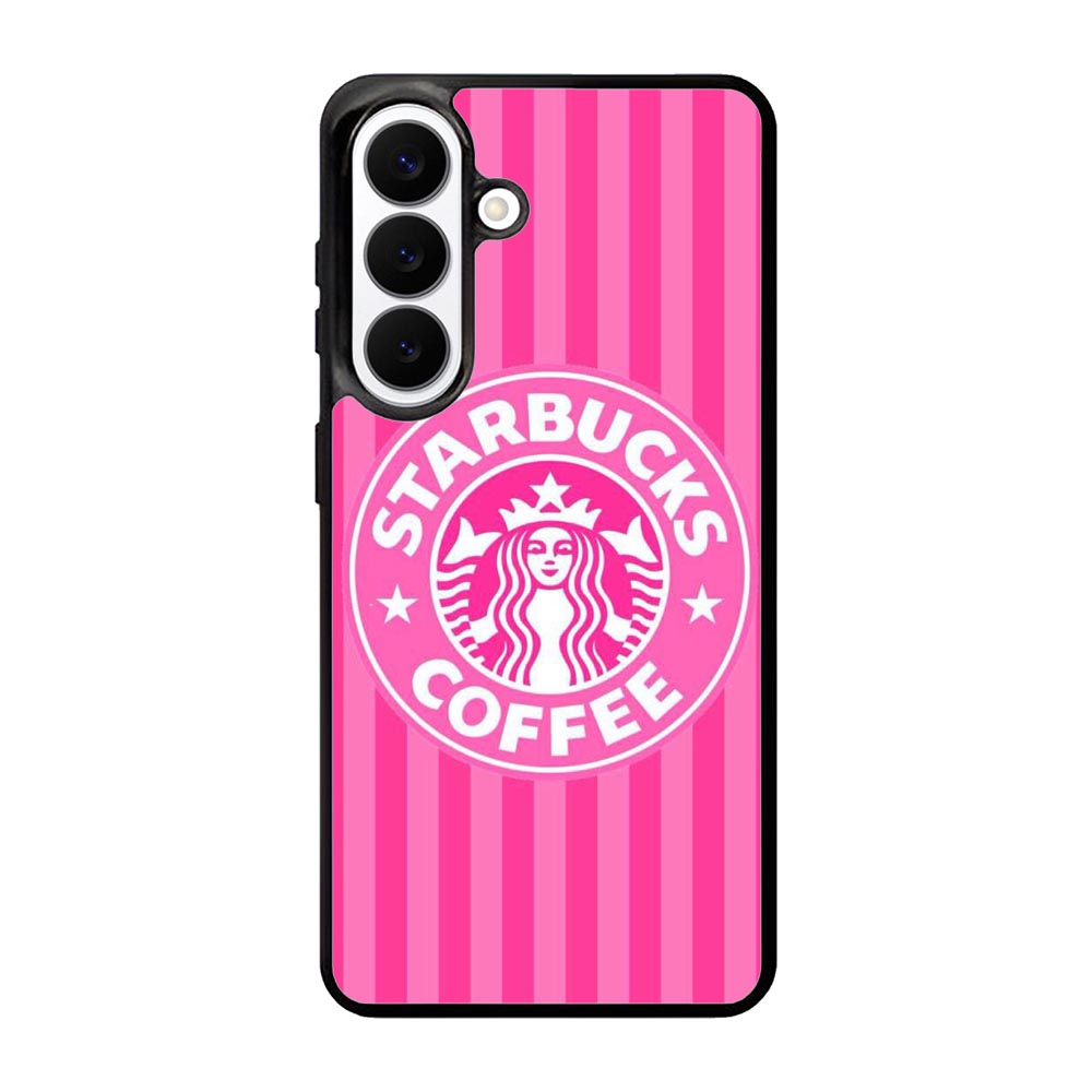 Starbucks Pink Stripes X5719 Samsung Galaxy S26 Plus Case