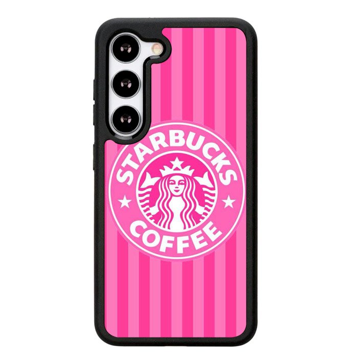 Starbucks Pink Stripes X5719 Samsung Galaxy S24 5G Case