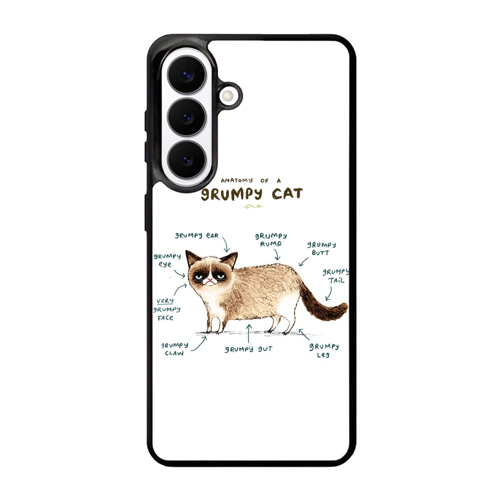 Anatomy Of A Grumpy Kitty X5744 Samsung Galaxy S26 Case