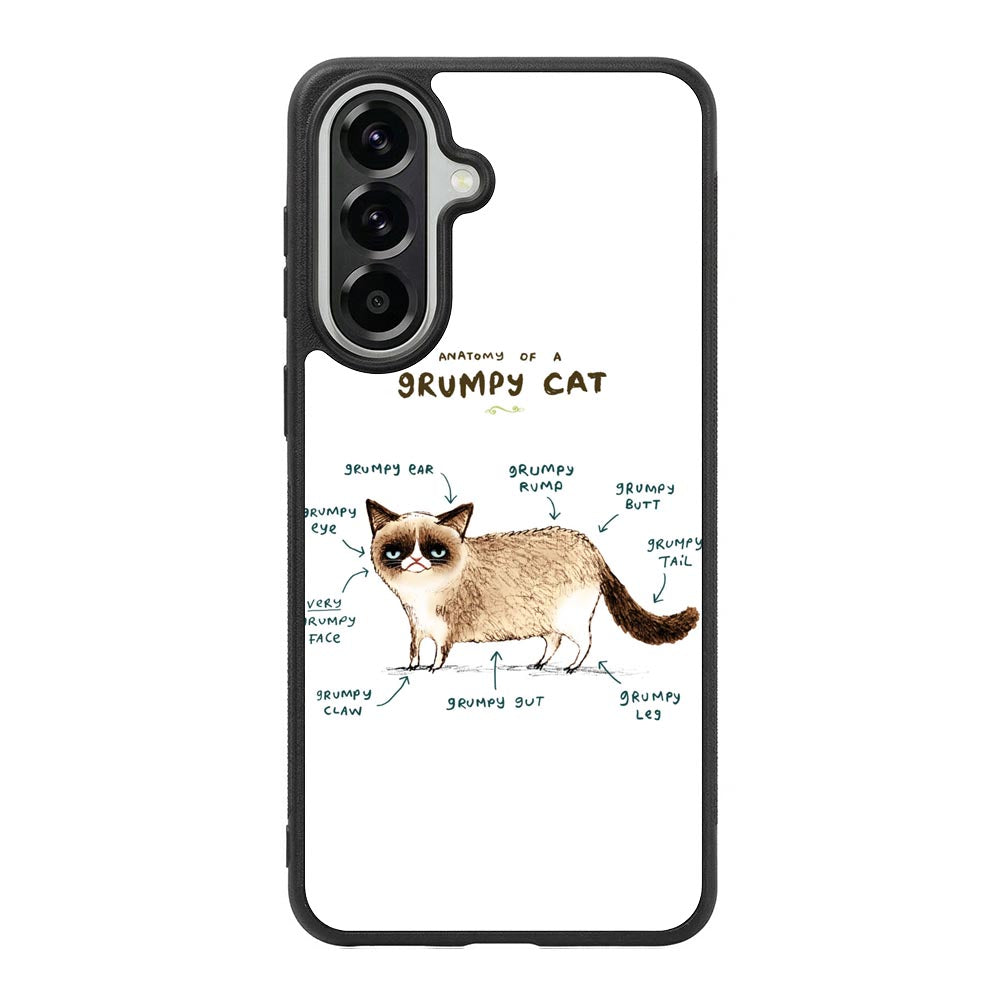 Anatomy Of A Grumpy Kitty X5744 Samsung Galaxy A37 Case