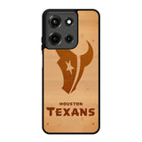 houston texans wood X5738 Motorola Moto G 5G 2025 Case
