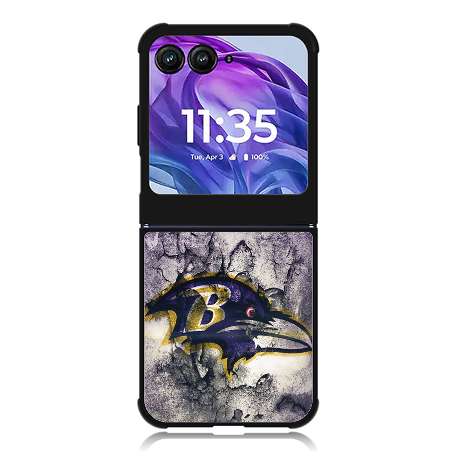 Baltimore Ravens Motorola Moto Razr Plus 2025/2024 Case, Moto Razr 50 Ultra 5G BC0528