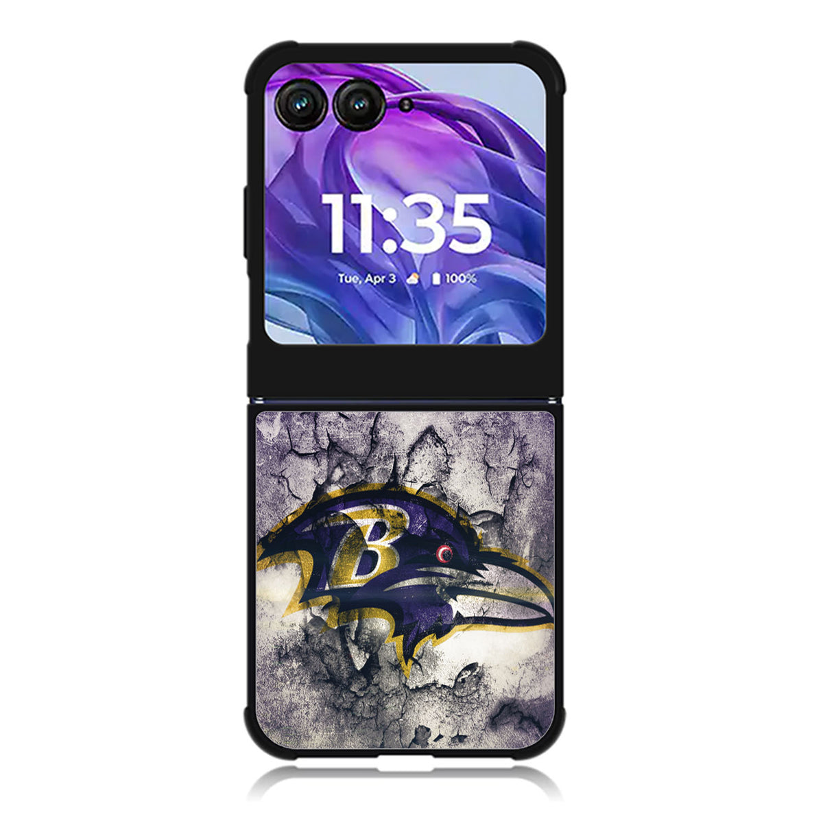 Baltimore Ravens Motorola Moto Razr Plus 2025/2024 Case, Moto Razr 50 Ultra 5G BC0528
