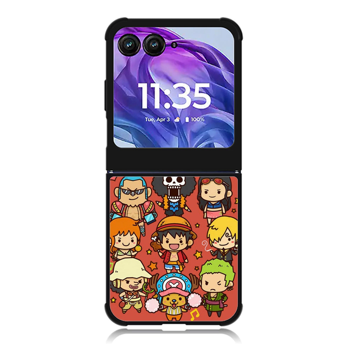Cute One Piece Cartoon Motorola Moto Razr 2024 , Moto Razr 50 Case FE0533