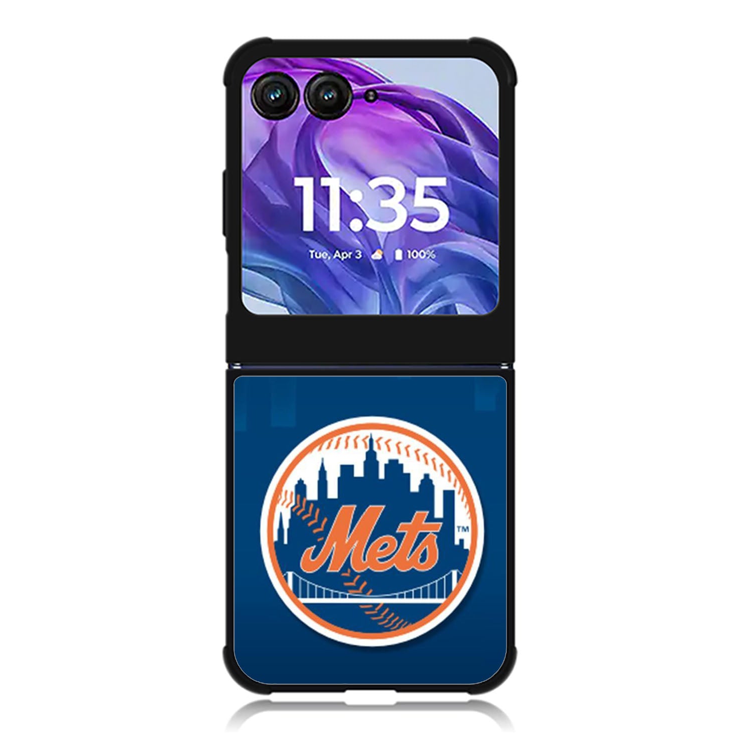 New York Mets Motorola Moto Razr Plus 2025/2024 Case, Moto Razr 50 Ultra 5G BC0552