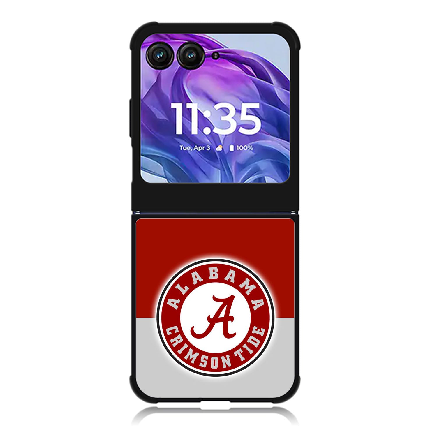Alabama Crimson Tide Motorola Moto Razr Plus 2025/2024 Case, Moto Razr 50 Ultra 5G BC0525