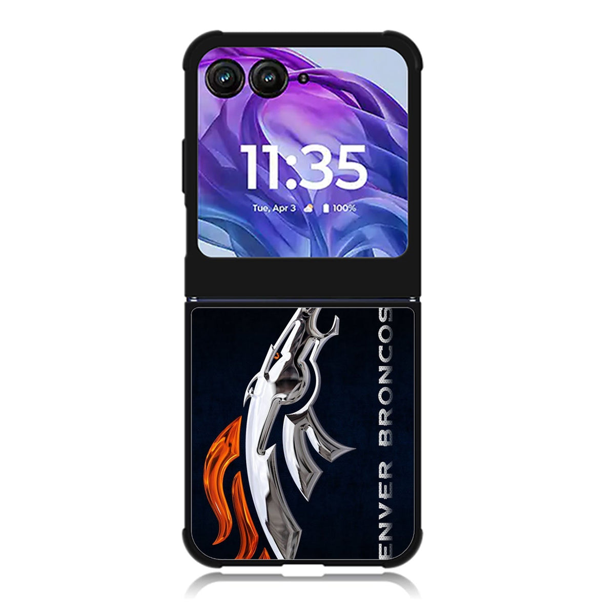 Denver Broncos Motorola Moto Razr 2024 , Moto Razr 50 Case FE0596