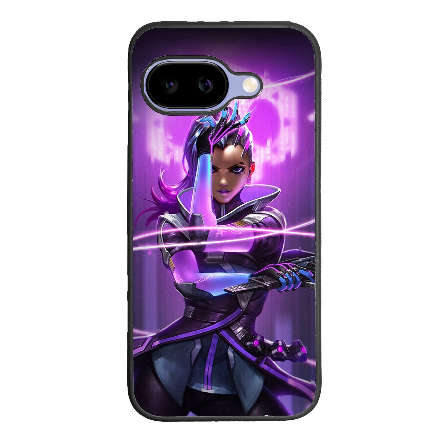Overwatch Sombra Purple Case Google Pixel 9A BC0542
